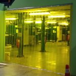 PVC Yellow Tint Strip Curtain