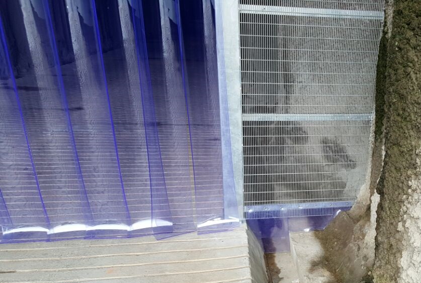 pvc strip curtain 3mm clear